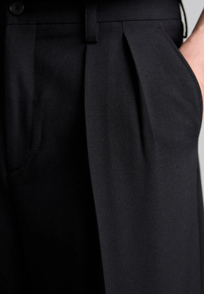 Black boot cut pants