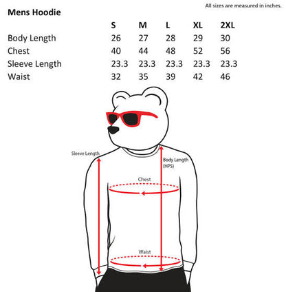 Basic black fleece hoodie